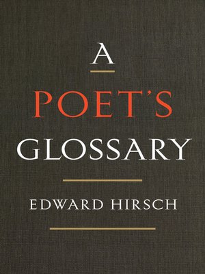 cover image of A Poet's Glossary